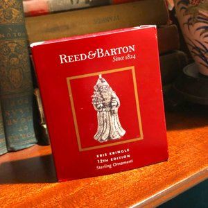 NIB Reed & Barton Christmas Holiday Ornament, 2015